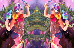 shamanatrix, missy galore, aura fluff, amika mu